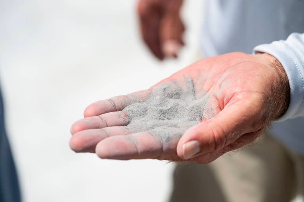 Flame treatment process for marine coating adhesion